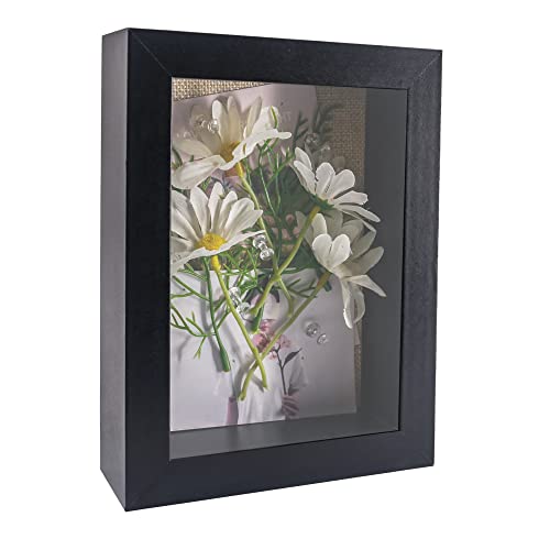 GraduatePro 3D bilderrahmen 15x20 zum befüllen schaukasten Wand für Schwarz Objektrahmen Hochzeit Box Deko Oder Schreibtisch von GraduatePro