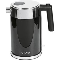 GRAEF Wasserkocher WK62EU 1,5 l 2000 W Edelstahl/schwarz von Graef