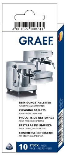 Graef 145614 Reinigungstabletten für Siebträger, 10-er Set von GRAEF.