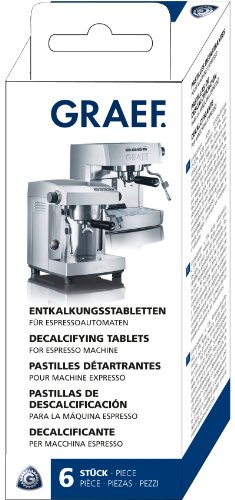 Graef 145618 Entkalkungstabletten für Siebträger, 6-er Set von GRAEF.