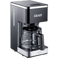 Graef FK 402 Kaffeemaschine Schwarz Fassungsvermögen Tassen=10 Glaskanne, Warmhaltefunktion von Graef