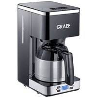 Graef FK 512 Kaffeemaschine Schwarz Fassungsvermögen Tassen=8 Isolierkanne, Timerfunktion, Display von Graef