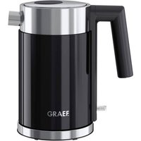 Graef WK402EU Wasserkocher schnurlos Edelstahl, Schwarz von Graef