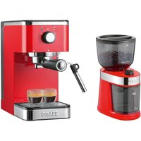 Graef - Siebträger-Espressomaschine es 403 salita mit Kaffeemühle cm 203 von Graef