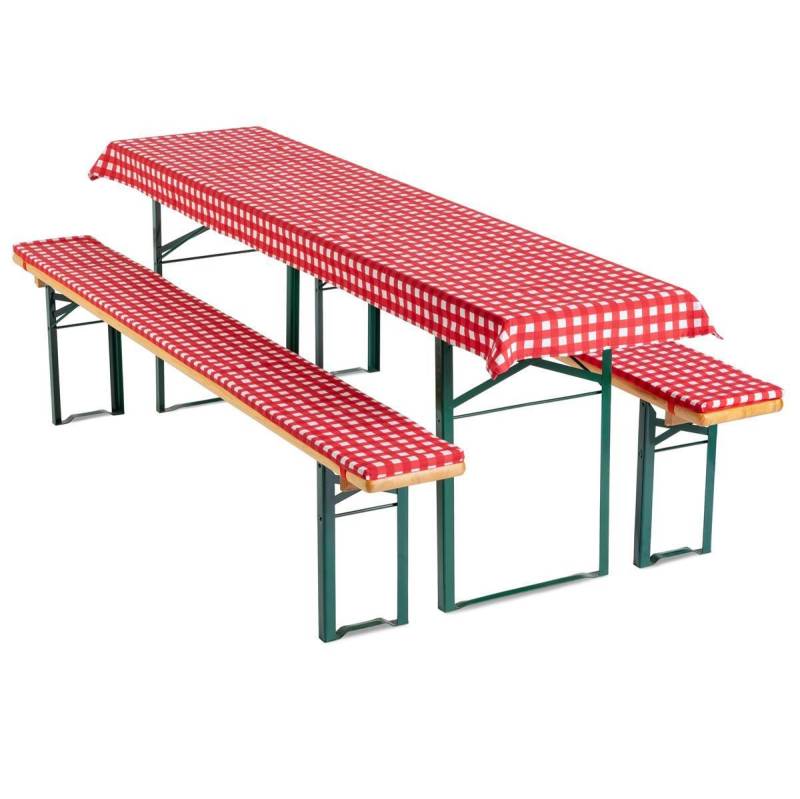 Gräfenstayn Bankauflage Gräfenstayn Bierbankauflagen-Set Annabelle mit Tischdecke 50/70 cm von Gräfenstayn