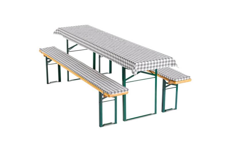 Gräfenstayn Bankauflage Gräfenstayn Bierbankauflagen-Set Annabelle mit Tischdecke 50/70 cm von Gräfenstayn