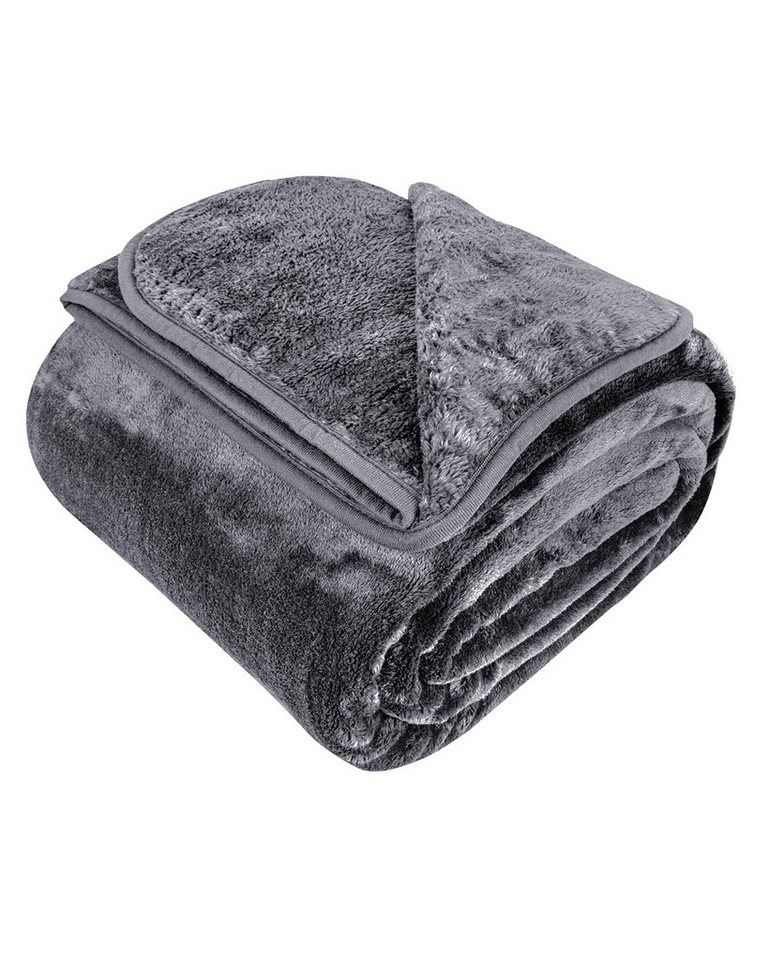 Wohndecke Cashmere-Feeling Kuscheldecke super weich & flauschig – Fleecedecke, Gräfenstayn, dicke & warme Sofadecke, Wohndecke & Tagesdecke - Überwurf Sofa, Couch von Gräfenstayn