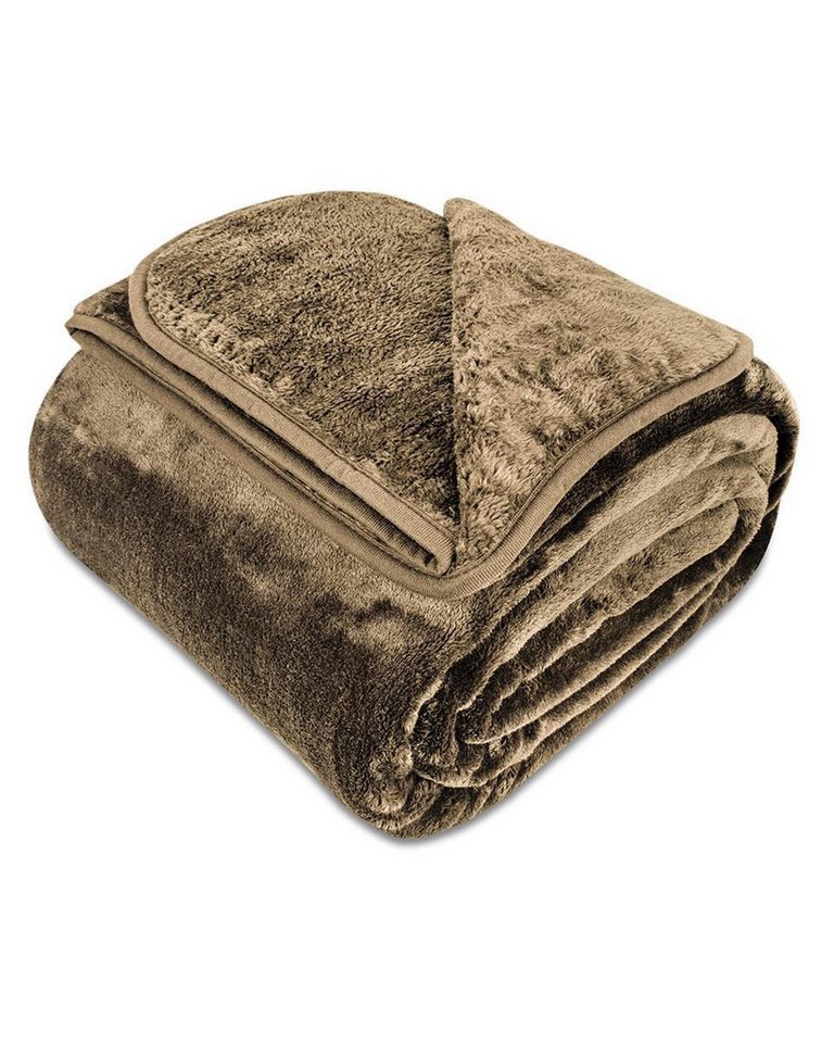 Wohndecke Cashmere Feeling Kuscheldecke weich & flauschig - warme Fleecedecke, Gräfenstayn, dicke & warme Sofadecke, Wohndecke & Tagesdecke - Überwurf Sofa, Couch Wohndecke Cashmere Feeling Kuscheldecke weich & flauschig - warme Fleecedecke, Gräfenstayn, dicke & warme Sofadecke, Wohndecke & Tagesdecke - Überwurf Sofa, Couch von Gräfenstayn