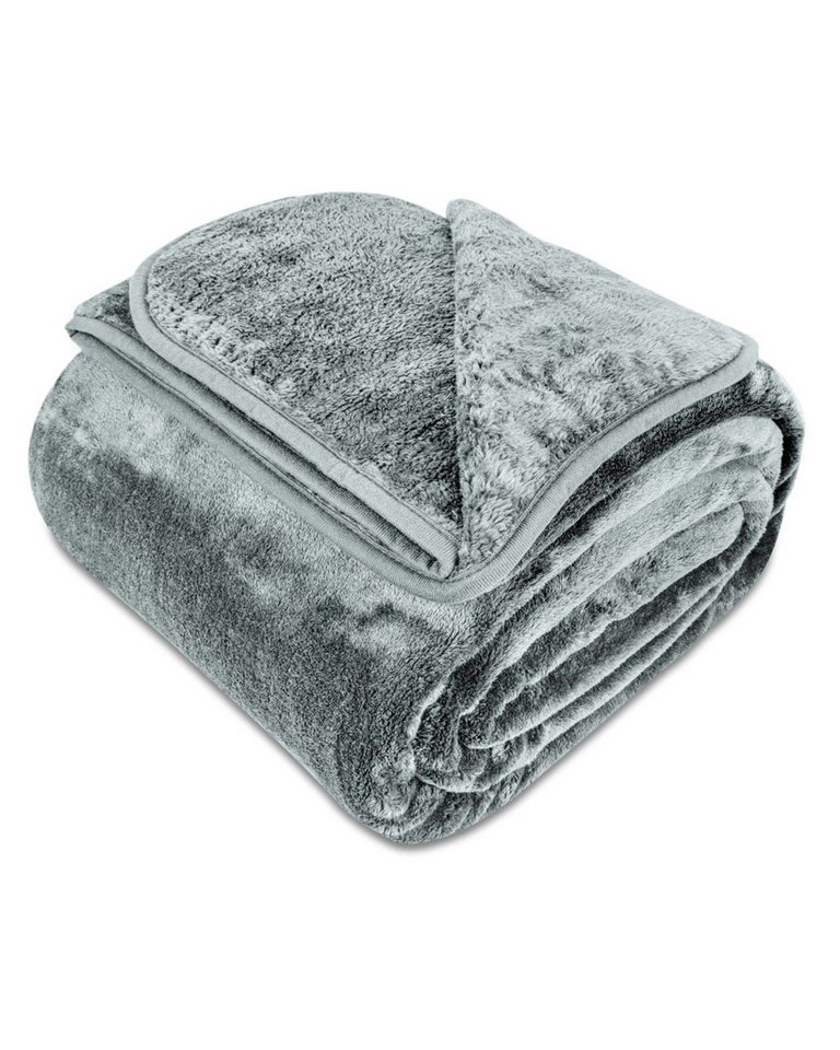 Wohndecke Cashmere-Feeling Kuscheldecke super weich & flauschig – Fleecedecke, Gräfenstayn, dicke & warme Sofadecke, Wohndecke & Tagesdecke - Überwurf Sofa, Couch von Gräfenstayn