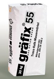 Gräfix 55 Traßmauermörtel a 30 kg von Gräfix