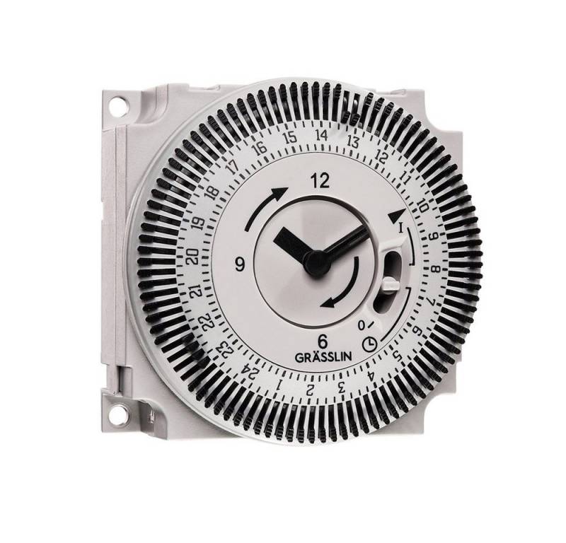 Grässlin Zeitschaltuhr FM/1 QRTuZH, analoges Zeitschaltmodul I Schaltsegment für Innen- und Außenbereich von Grässlin