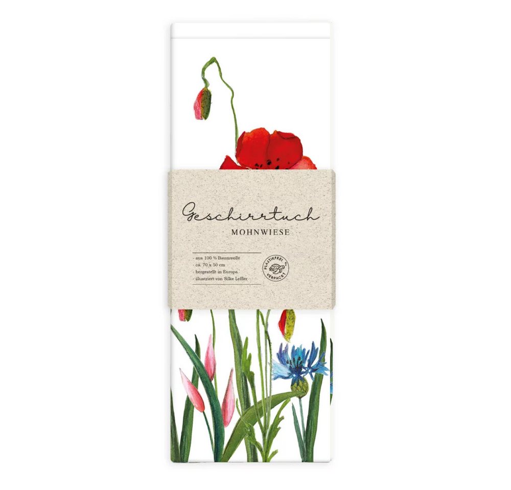 Grätz Verlag Geschirrtuch Geschirrtuch mit Motiv, 100% Baumwolle, (1 Tuch, 1x Geschirrtuch mit Motiv), 100% Baumwolle von Grätz Verlag