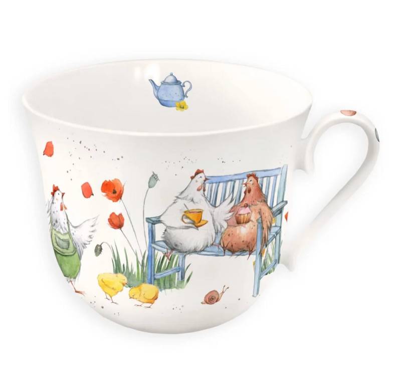 Grätz Verlag Tasse Porzellantasse mit Motiv, Lieblingstasse, 400ml von Grätz Verlag