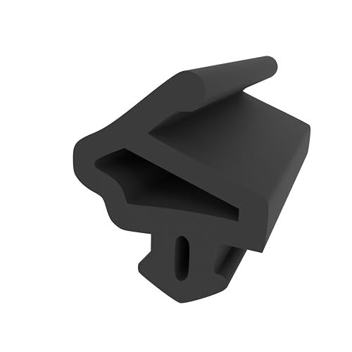 Anschlagdichtung mit Lippe für Schüco und Schnicks Fenster - Schwarz - Muster - Fensterdichtung - Gummidichtung - Dichtung - Kunststofffenster von Graf Dichtungen