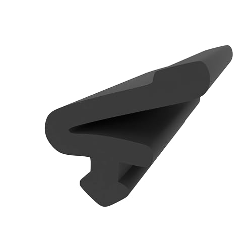 Anschlagdichtung mit Lippe für Kömmerling Fenster – Schwarz | Muster | 11 mm Breite | Fensterdichtung Gummi | Dichtungsprofil von Graf Dichtungen