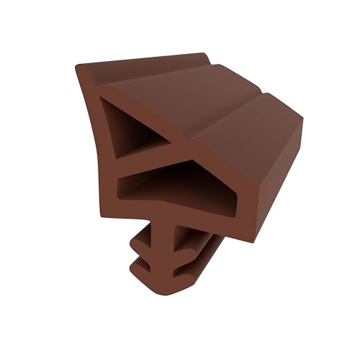Holzzargendichtung für Holztüren – Braun | 10 cm Muster | Türdichtung Gummi | 10 mm Falzbreite | 13 mm Breite | 4 mm Nutbreite | Zimmertürdichtung | Zugluftstopper Holzzargendichtung für Holztüren – Braun | 10 cm Muster | Türdichtung Gummi | 10 mm Falzbreite | 13 mm Breite | 4 mm Nutbreite | Zimmertürdichtung | Zugluftstopper von Graf Dichtungen