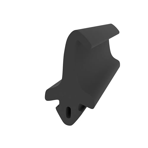 Mitteldichtung für Kunststofffenster – Schwarz | 10 Meter | Gummidichtung | 17 mm Höhe | Fensterdichtung | Zugluft- & Schallschutz von Graf Dichtungen