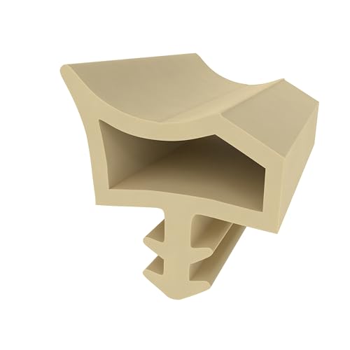 Türdichtung für Holztüren – Beige | Muster | 12 mm Falzbreite | 4 mm Nutbreite | Gummidichtung | Holzzargendichtung | Zugluft- & Schallschutz Türdichtung für Holztüren – Beige | Muster | 12 mm Falzbreite | 4 mm Nutbreite | Gummidichtung | Holzzargendichtung | Zugluft- & Schallschutz von Graf Dichtungen
