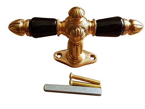 Graf von Gerlitzen Antik Style Messing Poliert Fenster Griff Fenstergriff Fensterolive F7P-S von Graf von Gerlitzen