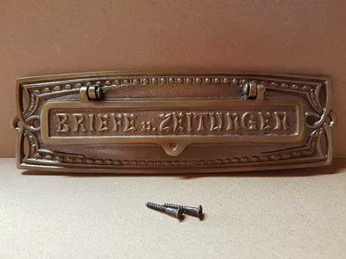 Graf von Gerlitzen Briefschlitz Briefklappe Brief Schlitz Klappe Einwurf Messing L2A von Graf von Gerlitzen