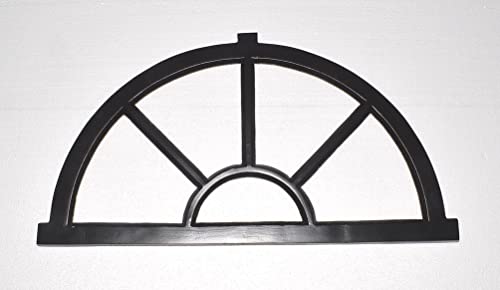Graf von Gerlitzen Eisenfenster Stallfenster Scheunenfenster Aluminium Halbrund 65 x 34 cm. W4B von Graf von Gerlitzen
