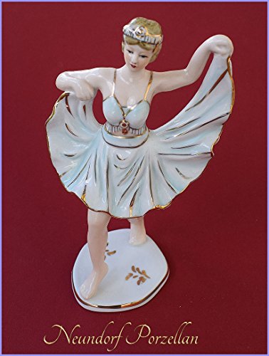 Graf von Gerlitzen Neundorf Porzellan Figur Tänzerin 8T von Graf von Gerlitzen