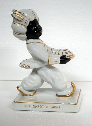 Graf von Gerlitzen Werbefigur Porzellan Sarotti Mohr selten 28 cm. 004w von Graf von Gerlitzen