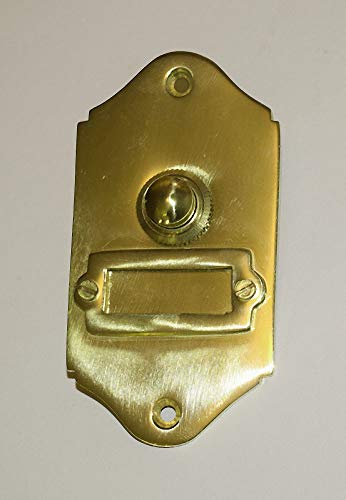 Messing Antik Haustüre Tür Klingel Graf von Gerlitzen 1 Türklingel Klingelschild Klingelplatte K119P von Graf von Gerlitzen