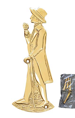 Messing WC Tür Schild Graf von Gerlitzen Toiletten Schild Mann Man-1P von Graf von Gerlitzen