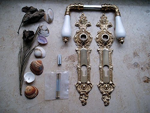 Türbeschlag Antik Graf von Gerlitzen PZ 92 Langschild Barock Türgriffe Türdrücker Haustüre N-18++ von Graf von Gerlitzen