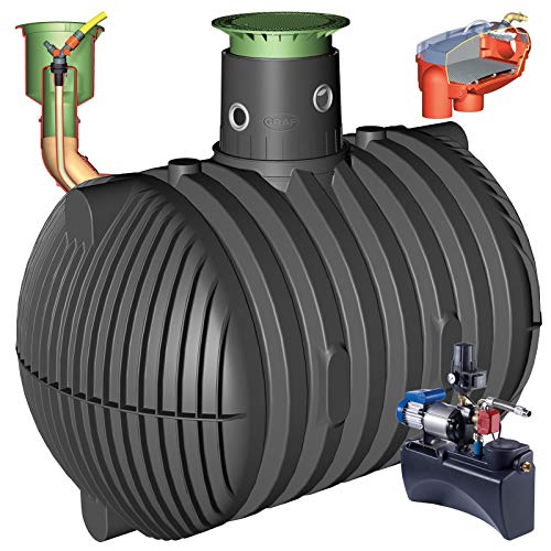 Carat 6500 L Garten-Komfort - Graf Erdtank-Paket begehbar von Graf