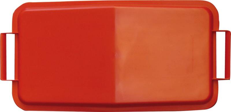 Graf Abfallzerkleinerer Deckel Mehrzweck-Behälter eckig 60 Liter rot von Graf