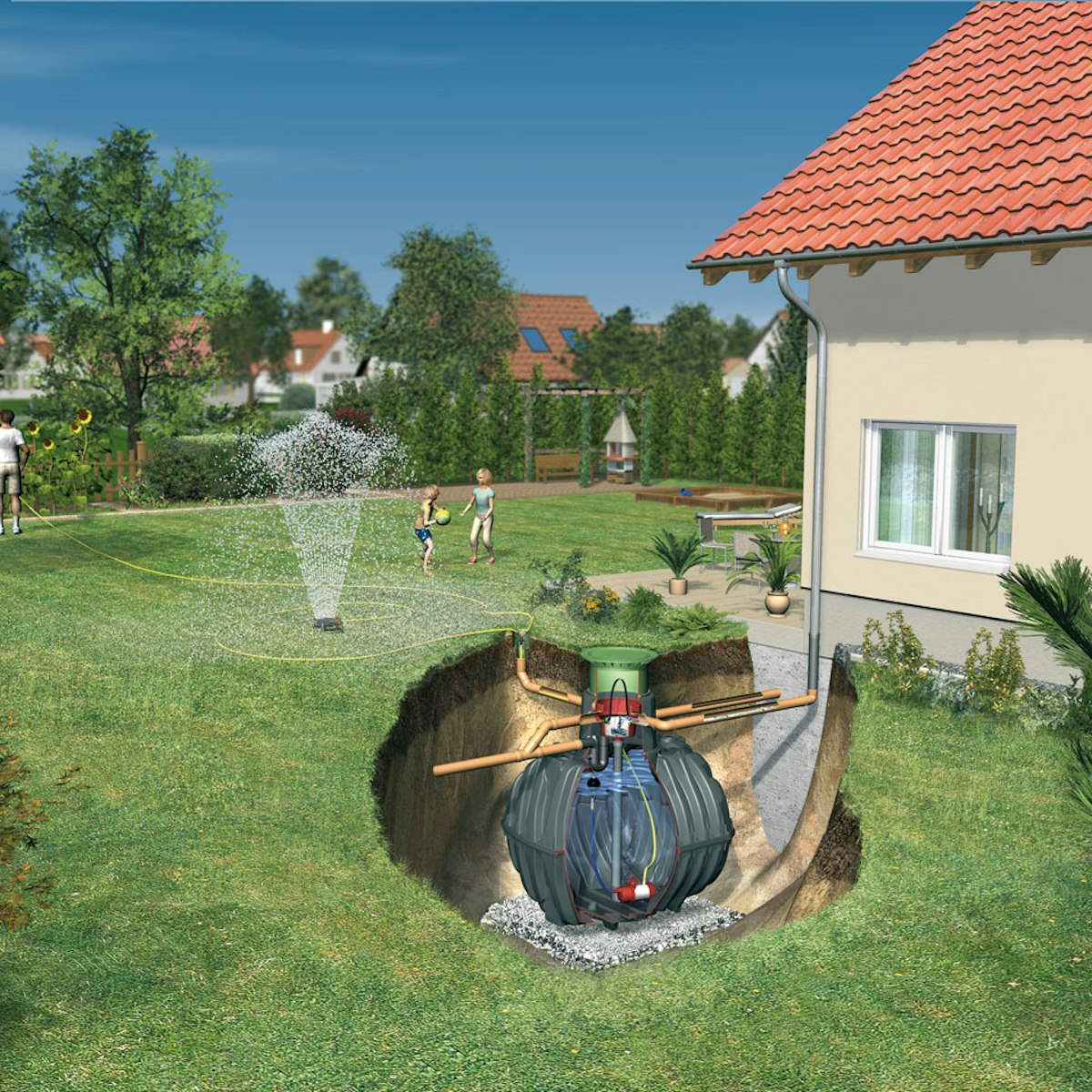 Graf Carat Komplettpaket Garten-Komfort begehbar 4800 von Graf