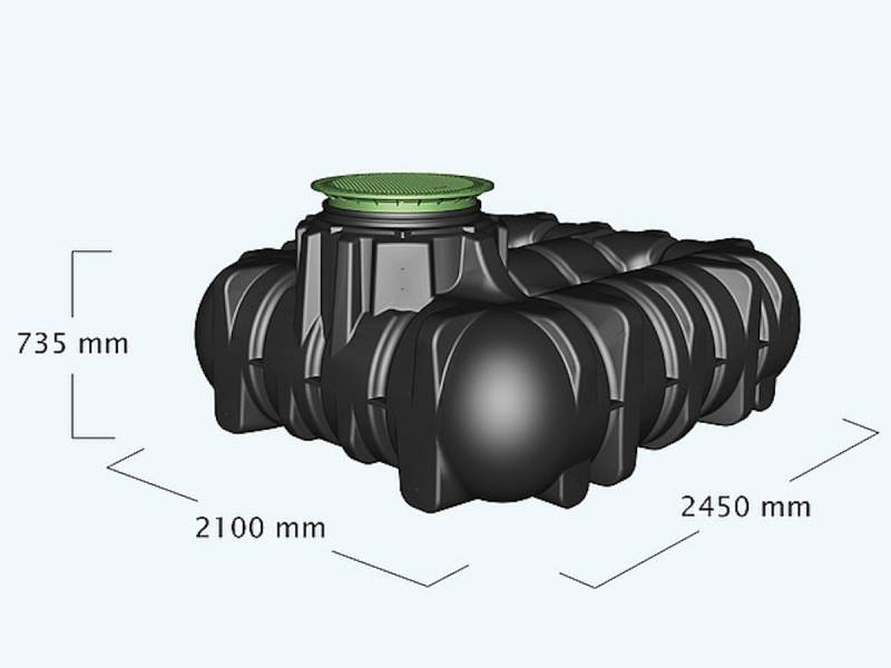Graf Flachtank Platin 3000 l von Graf