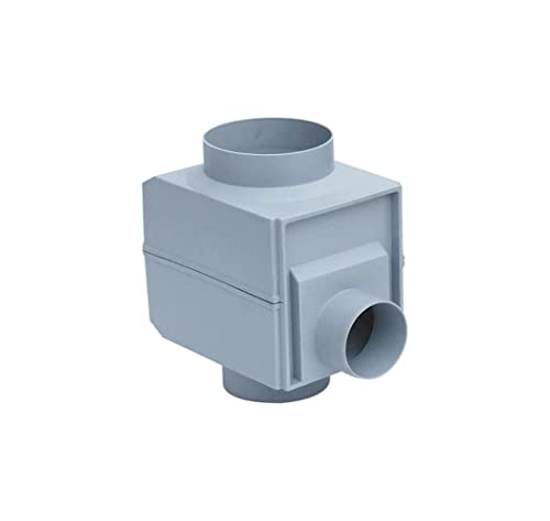 GRAF 343011 Regendieb DN 70-100, grau, seitl. Abgang DN 70/50 u. 1 1/4' von Graf