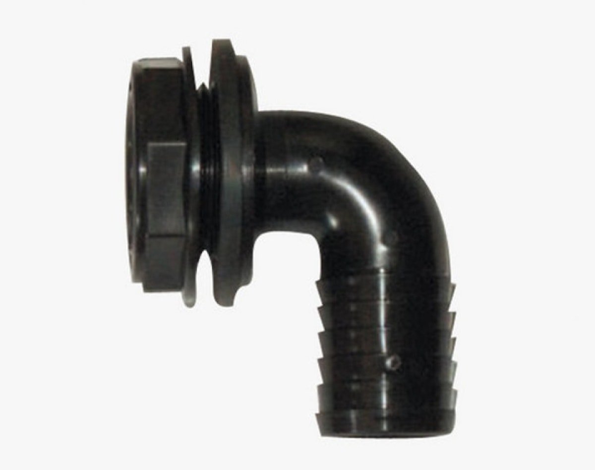 Graf Garantia Regentonnen Überlaufbogen-1 1/4" von Graf