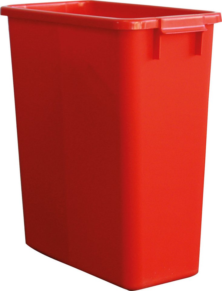 Graf Müllbeutel Mehrzweck-Behälter eckig 60 Liter rot von Graf