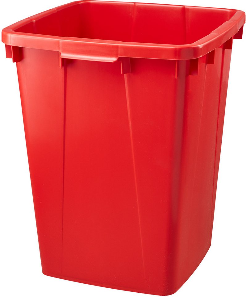 Graf Müllbeutel Mehrzweck-Behälter eckig 90 Liter rot von Graf