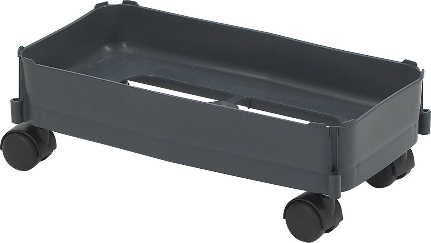 Graf Mülleimer GRAF GRAF Fahrwagen m.weichen Rollen Abfallsammler 60l dunkelgrau von Graf