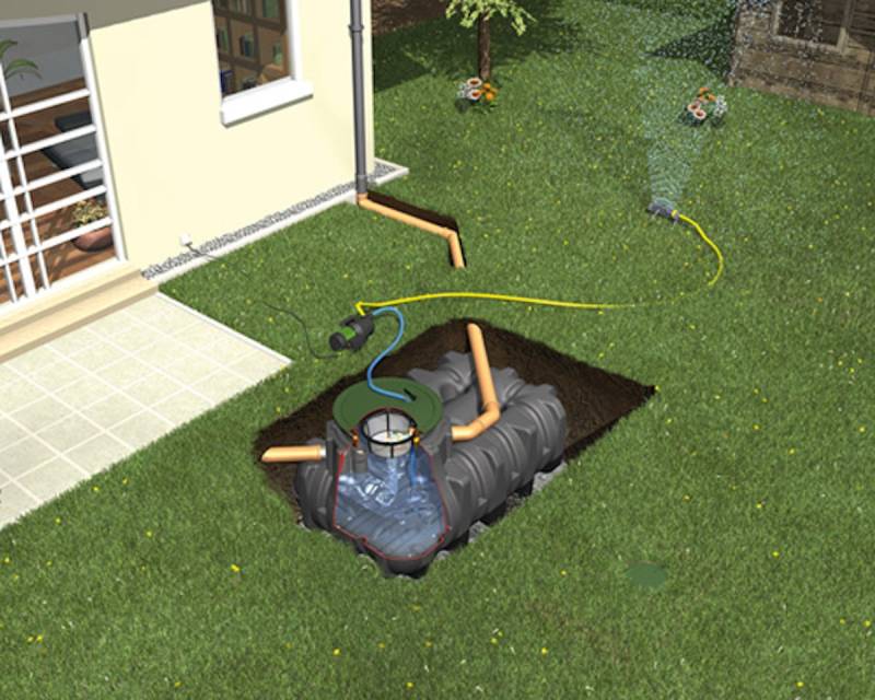 Graf Platin Komplettpaket Garten-Jet begehbar 5000 l von Graf