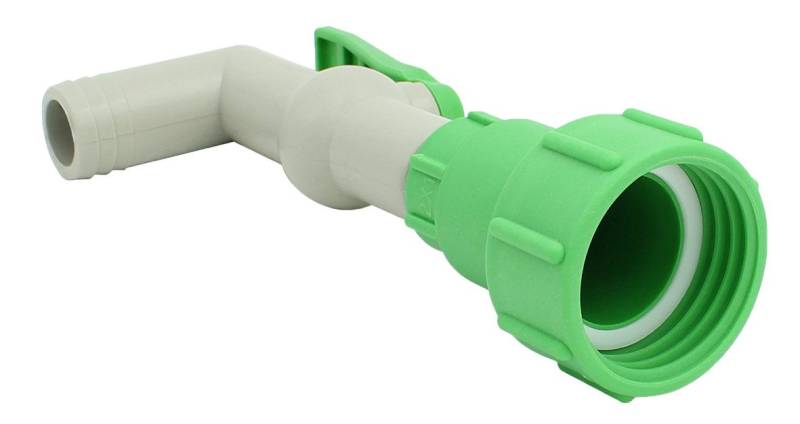 Graf Regentonne IBC Kugelhahn 1 Zoll mit Verdrehschutz S60x6 von Graf