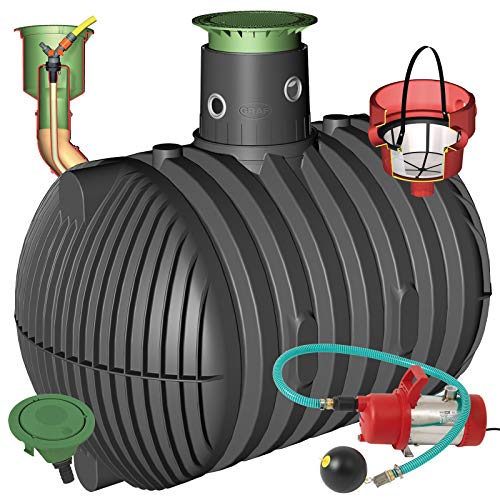 Graf Regenwasser-Erdtank Carat Regenwassertank Zisterne Wassertank Garten-Komfort, 10.000 L begehbar von Graf