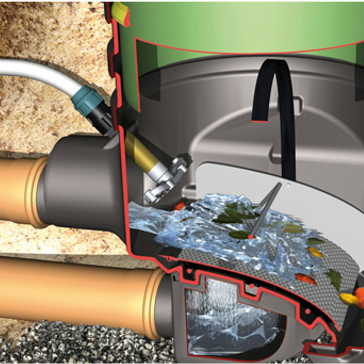 Graf Reinigungseinheit Extern für Optimax- und Minimax-Filter Extern von Graf
