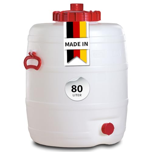 Graf Universal-Fass 80 Liter rund aus lebensmittelechten PE von Graf
