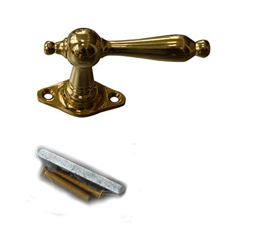 Graf von Gerlitzen Antik Messing Fenster Griff Griffe Fenstergriff Fenstergriffe Fensterolive Fensteroliven F60P von Graf von Gerlitzen