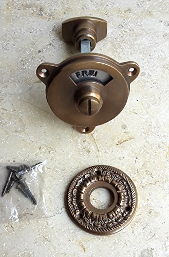 Graf von Gerlitzen Antik Messing Griffe WC Set Türgriffe Rosetten BB Türbeschlag T4A von Graf von Gerlitzen