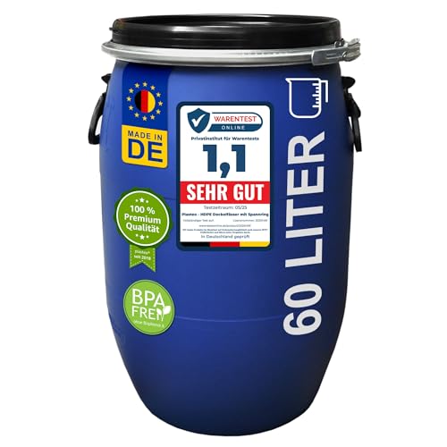 Kanister, Inhalt: 60 l, Durchmesser 400 mm x Höhe 640 mm von Graf