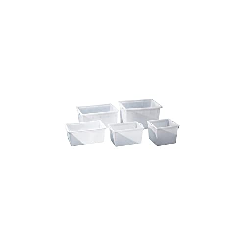 Stapelbehälter aus Polyethylen, konische Bauform - Inhalt 220 l - natur von Graf