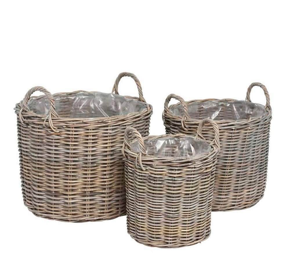 Grafelstein Blumentopf Pflanzkübel SEA GRASS aus Rattan grau beige Pflanzkorb Hamptons Landha Grafelstein Blumentopf Pflanzkübel SEA GRASS aus Rattan grau beige Pflanzkorb Hamptons Landha von Grafelstein