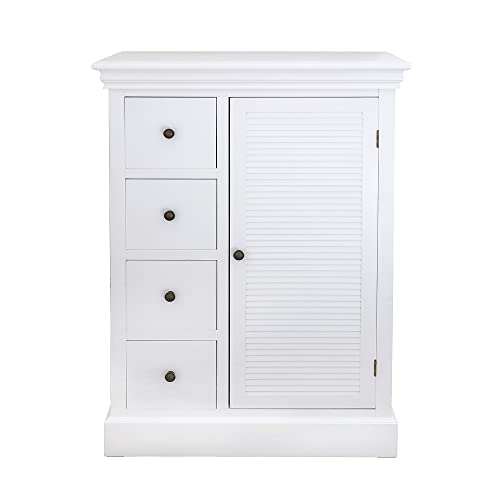 Grafelstein Kleiner Schrank Hamptons weiß mit Lamellentür Kommode Strandhaus Möbel Long Island Grafelstein Kleiner Schrank Hamptons weiß mit Lamellentür Kommode Strandhaus Möbel Long Island von Grafelstein